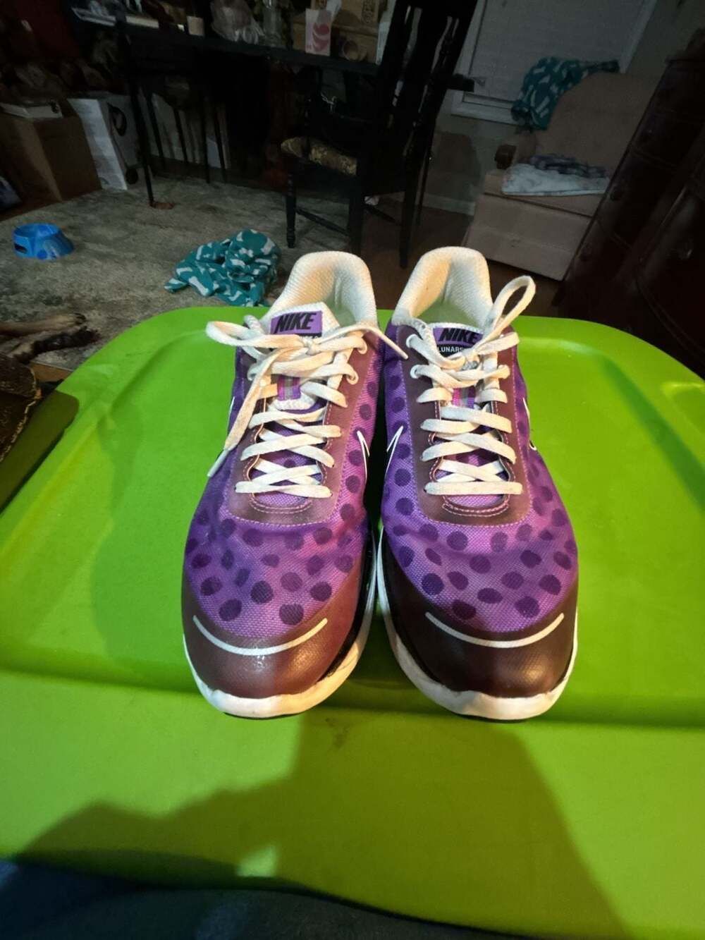 Nike Lunarswift 2 Running Shoes Purple Polka Dot